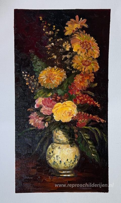 Schilderij in opdracht – foto van het voltooide schilderij