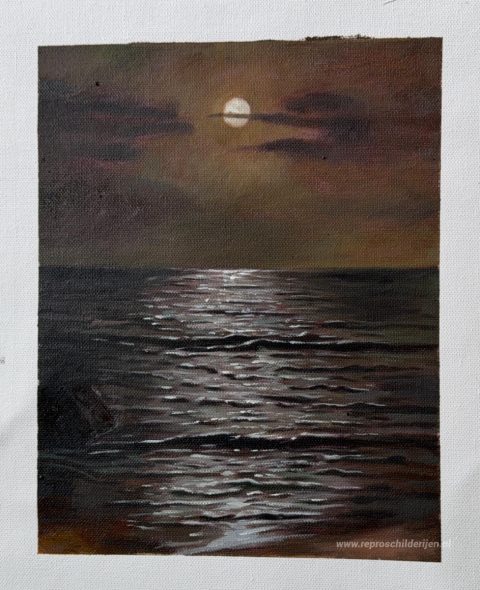 Schilderij in opdracht – foto van het voltooide schilderij