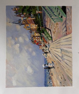 De promenade bij Trouville