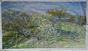 Appelbomen in bloei