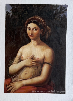 Het portret van een jonge vrouw (La fornarina)