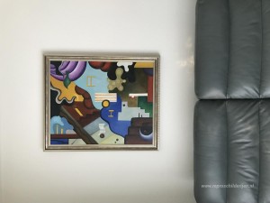 Futuristische compositie