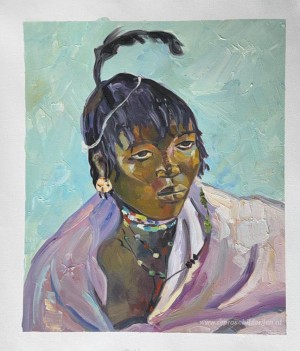 Portret van een jonge Mpondo