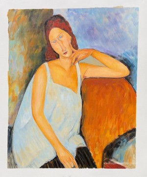 Portret van Jeanne Hebuterne
