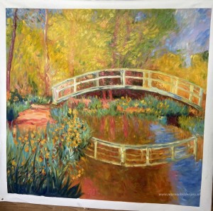 De Japanse brug (de brug in de tuin van Monet)
