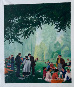 In het park