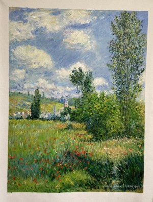 Steeg in de papavervelden, Ile Saint-Martin