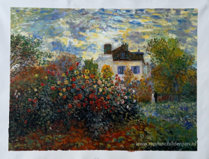 De tuin van Monet in Argenteuil