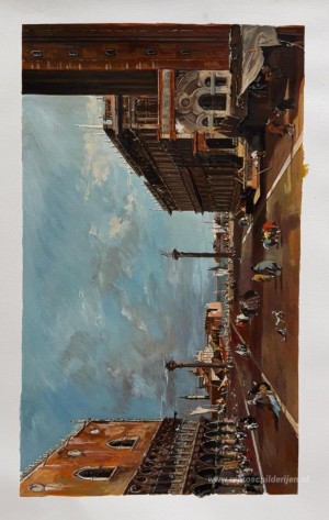 Uitzicht op Piazzetta San Marco richting de San Giorgio Maggiore