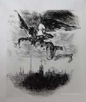 Mephistopheles over Wittenberg (uit Goethe's Faust)
