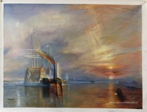 De Vechtende Temeraire trok naar haar laatste plaats om te worde