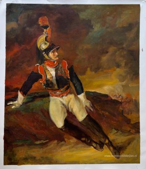 De gewonde kurassier