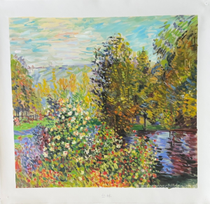 Een hoek van de tuin van Montgeron
