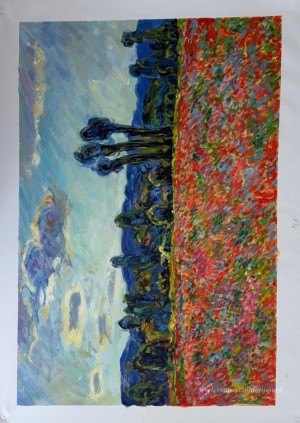 Papaverveld in Giverny