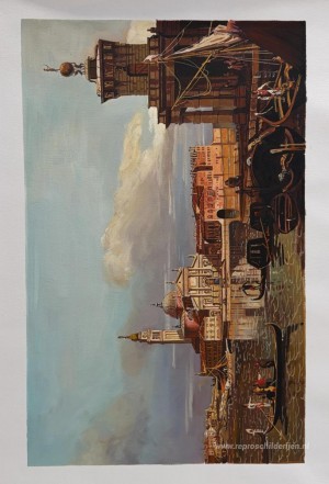 Piazzet en het Dogenpaleis van de Bacino di San Marco