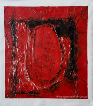 Rood kunststof