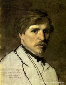 Portret van de kunstenaar Illarion Prianishnikov Portret van de kunstenaar Illarion Prianishnikov