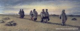 Breng de maaier terug van het veld in de provincie Ryazan Breng de maaier terug van het veld in de provincie Ryazan