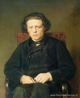 Portret van de componist Anton Rubinstein Portret van de componist Anton Rubinstein