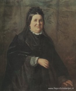 Portret van A.I. Kridener, geboren. Ivanova, moeder van de kunst Portret van A.I. Kridener, geboren. Ivanova, moeder van de kunst