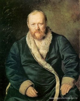 Portret van de toneelschrijver Alexander Ostrovsky Portret van de toneelschrijver Alexander Ostrovsky
