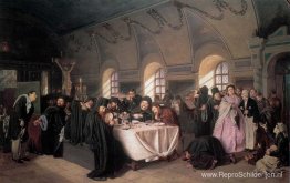 Een maaltijd in het klooster Een maaltijd in het klooster