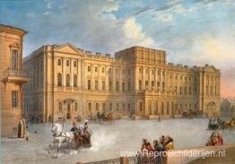 Mariinskipaleis gezien vanaf de Blauwe Brug Mariinskipaleis gezien vanaf de Blauwe Brug