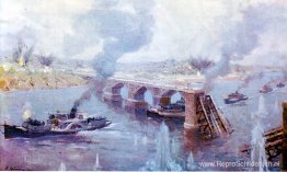 Doorbraak van de militaire vloot van Dnepr bij Lojev tijdens de Doorbraak van de militaire vloot van Dnepr bij Lojev tijdens de