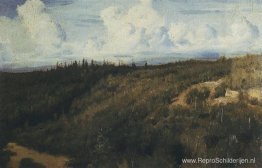 Landschap onder Abramtzevo Landschap onder Abramtzevo