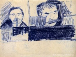 Klarinettist en piccolospeler Klarinettist en piccolospeler