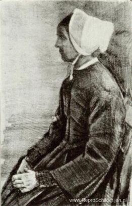 Vrouw met witte muts, de moeder van Sien Vrouw met witte muts, de moeder van Sien