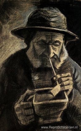 Visser met Zuidwester, Pijp en Kolenpan Visser met Zuidwester, Pijp en Kolenpan