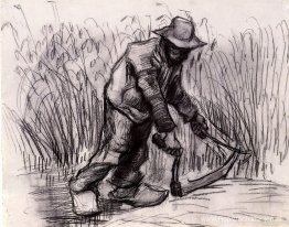 Boer met sikkel Boer met sikkel