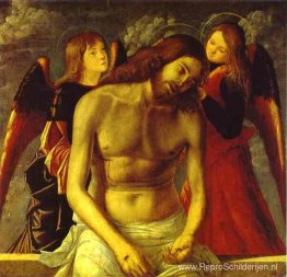 De dode Christus ondersteund door engelen. De dode Christus ondersteund door engelen.