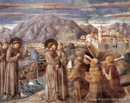 Prediking tot de vogels en zegen Montefalco Prediking tot de vogels en zegen Montefalco