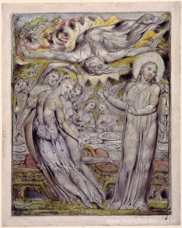 Christus weigert het door Satan aangeboden feestmaal Christus weigert het door Satan aangeboden feestmaal