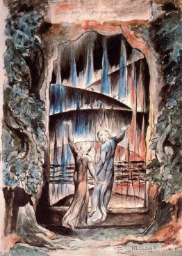 Dante en Virgil bij de poorten van de hel Dante en Virgil bij de poorten van de hel