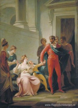 Scène uit Shakespeares 'The Winter's Tale' (Act II, Scène 1) Scène uit Shakespeares 'The Winter's Tale' (Act II, Scène 1)