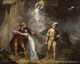 Scène uit 'The Tempest' van William Shakespeare Scène uit 'The Tempest' van William Shakespeare