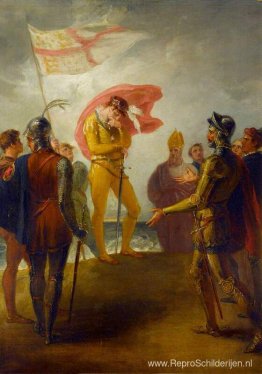 De landing van Richard II in Milford Haven De landing van Richard II in Milford Haven