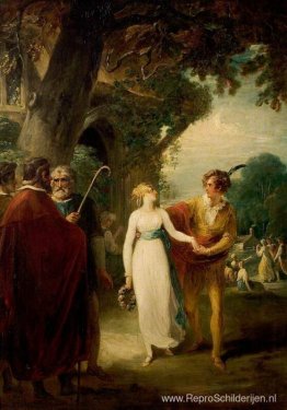 A Winter's Tale', Act IV, Scène 3, het herdersbed A Winter's Tale', Act IV, Scène 3, het herdersbed