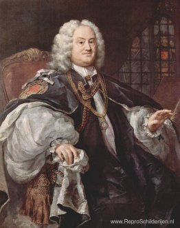Portret van Bischofs Benjamin Hoadly Portret van Bischofs Benjamin Hoadly