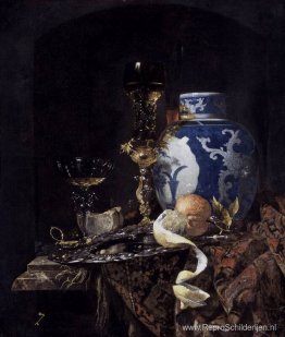 Stilleven met een late Ming-gemberpot Stilleven met een late Ming-gemberpot