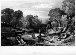 Tulleveolan, gravure door William Miller naar Leitch, uit acht g Tulleveolan, gravure door William Miller naar Leitch, uit acht g