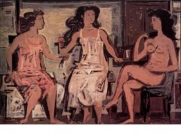 Drie vrouwen zitten Drie vrouwen zitten