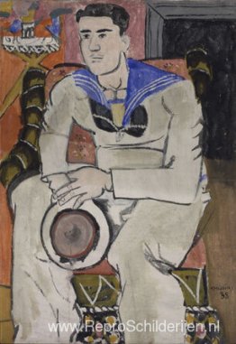 Zeeman met een roze gezicht Zeeman met een roze gezicht