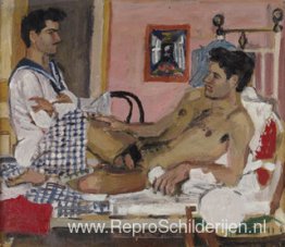 Zeeman en liggend naakt Zeeman en liggend naakt