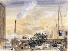 In slaap onder de vijgenboom en een schoorsteen In slaap onder de vijgenboom en een schoorsteen