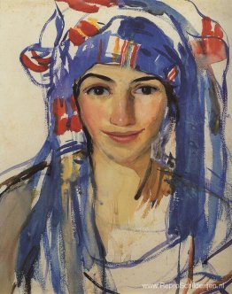 Zelfportret met sjaal Zelfportret met sjaal