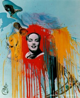 Zelfportret (Fotomontage met de beroemde 'Mao-Marilyn' die Phili Zelfportret (Fotomontage met de beroemde 'Mao-Marilyn' die Phili